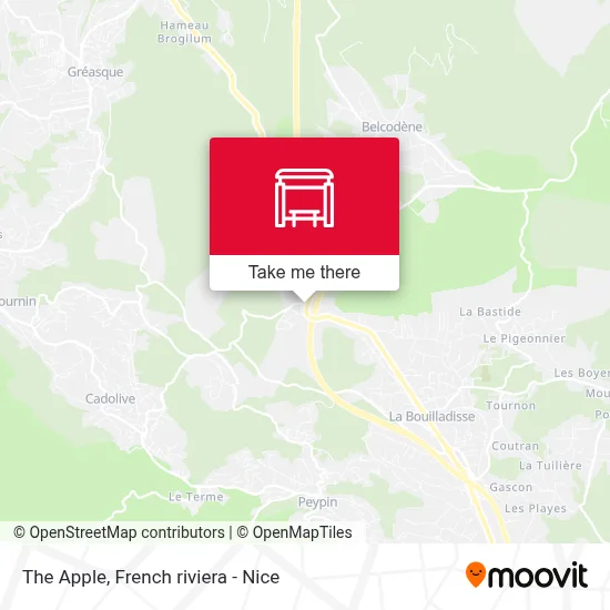 La Pomme map