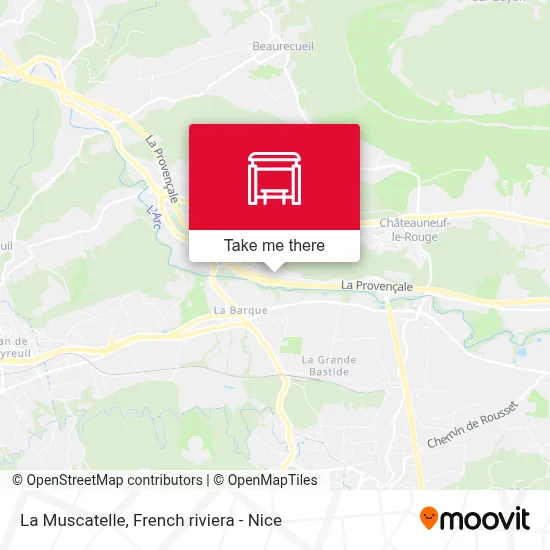 La Muscatelle map