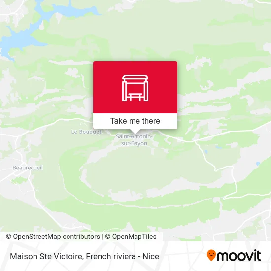 Maison Ste Victoire map