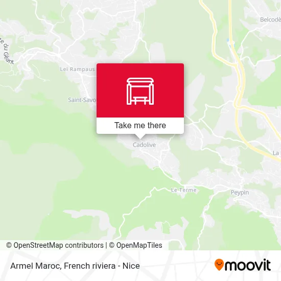 Armel Maroc map