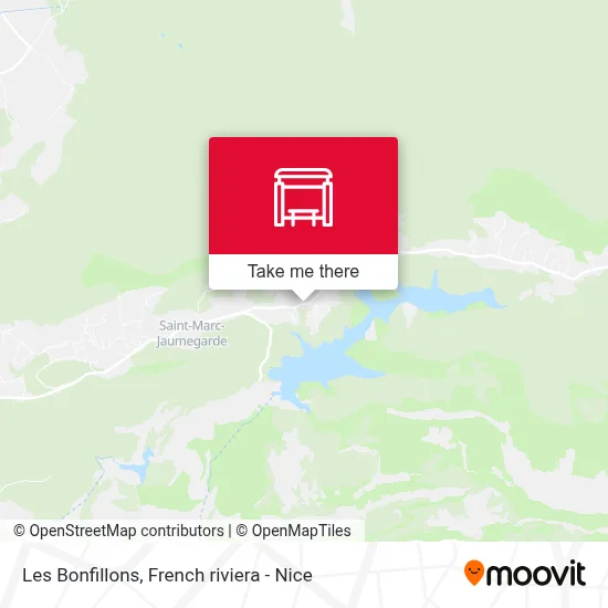 Les Bonfillons map