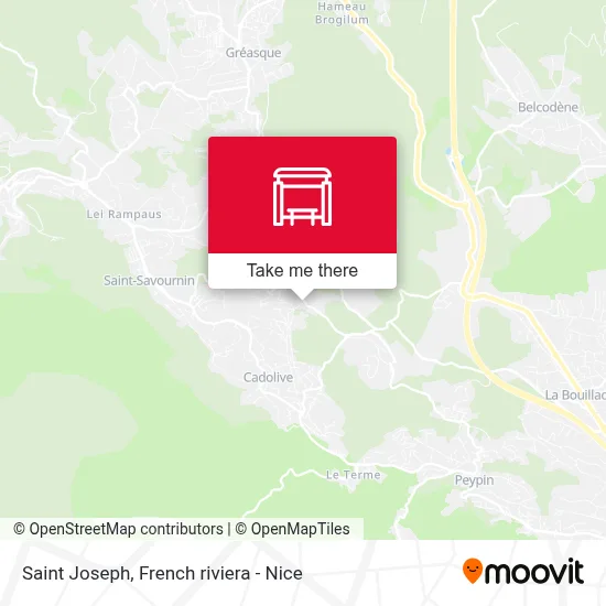 Saint Joseph map