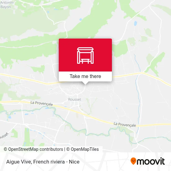 Aigue Vive map