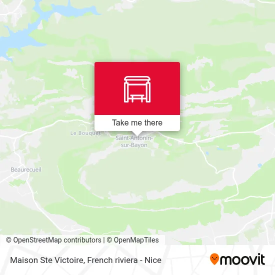 Maison Ste Victoire map