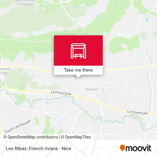 Les Ribas map
