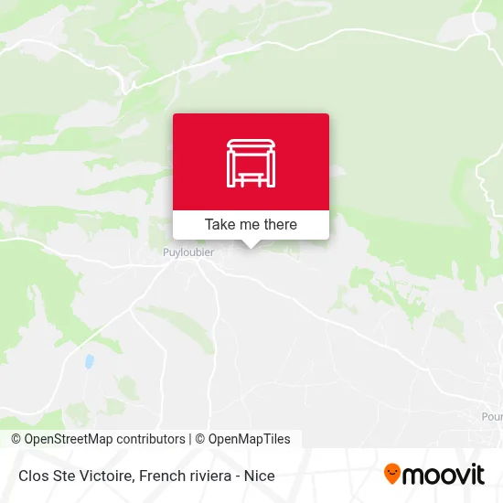 Clos Ste Victoire map