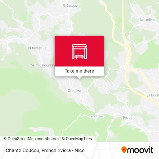 Chante Coucou map