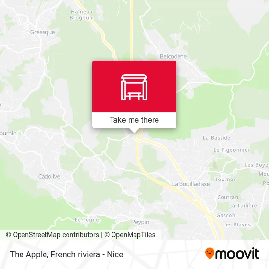 La Pomme map