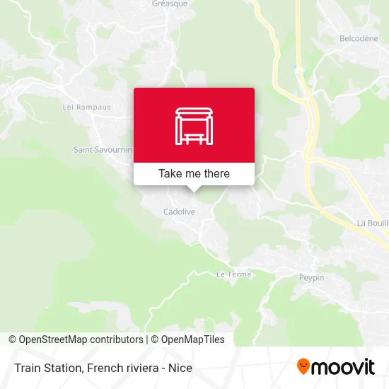 La Gare map