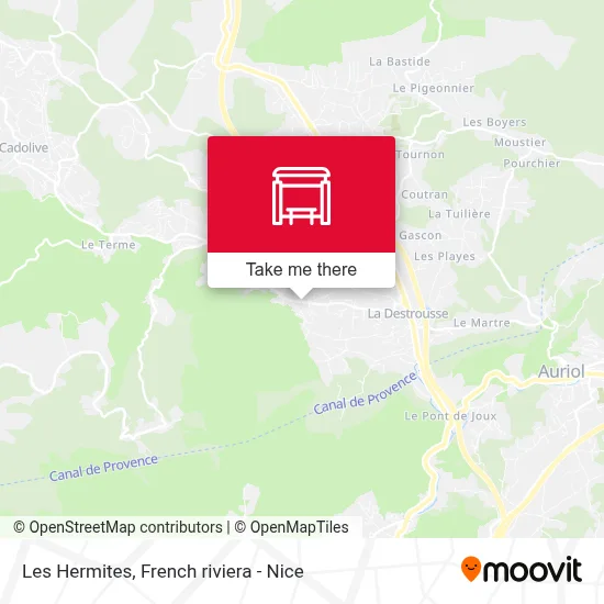 Les Hermites map