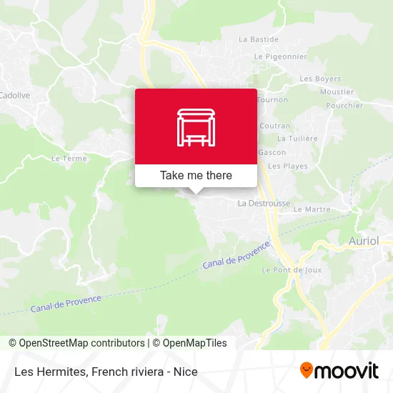 Les Hermites map
