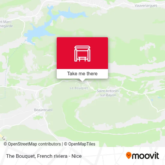 Le Bouquet map