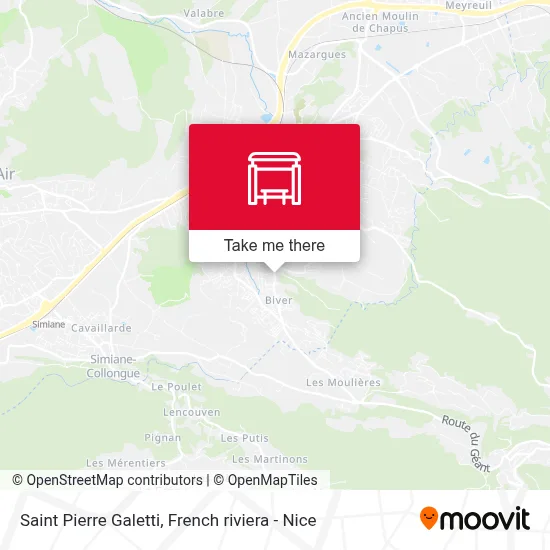 Saint Pierre Galetti map