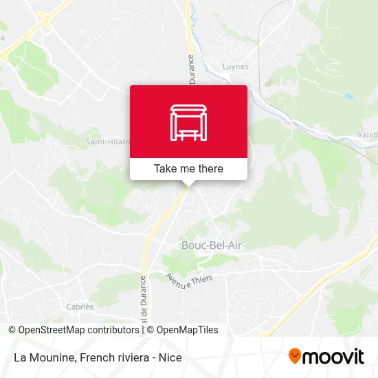 La Mounine map