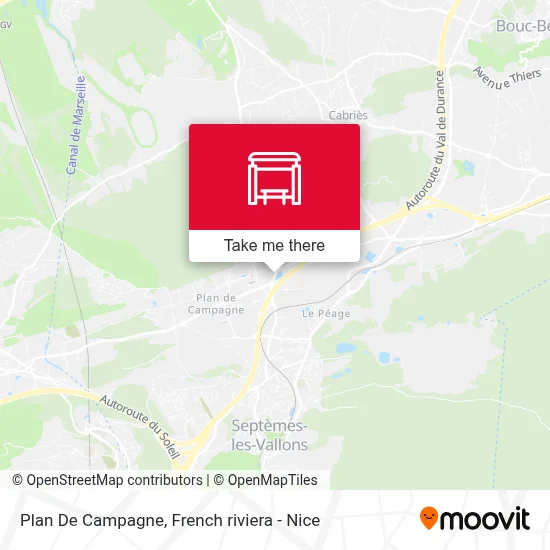 Plan De Campagne map