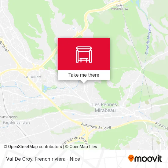 Val De Croy map