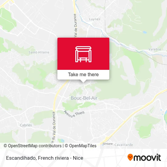 Escandihado map