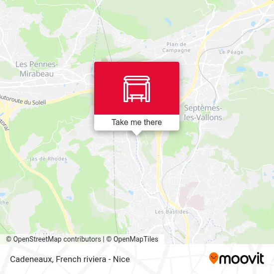 Cadeneaux map