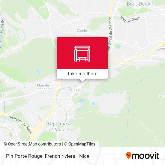 Pin Porte Rouge map