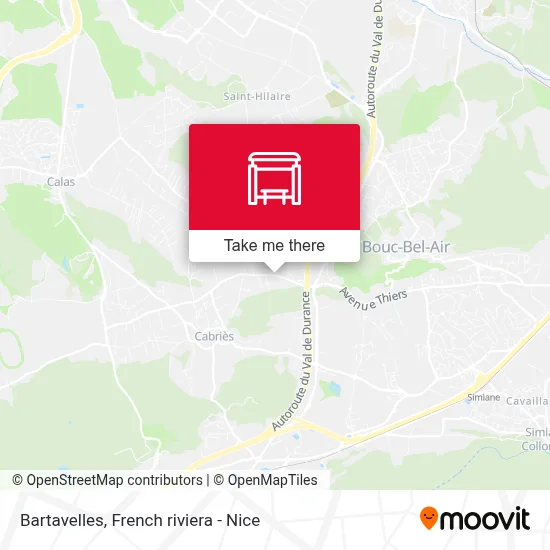 Bartavelles map