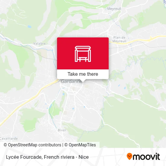 Lycée Fourcade map
