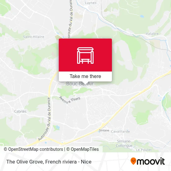 L'Oliveraie map