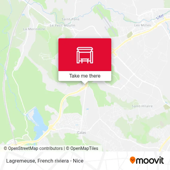 Lagremeuse map