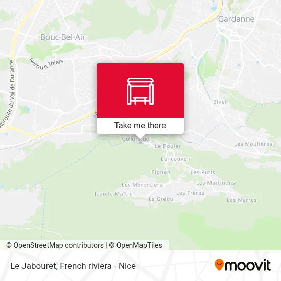 Le Jabouret map