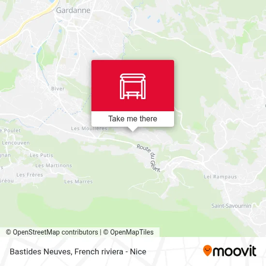 Bastides Neuves map