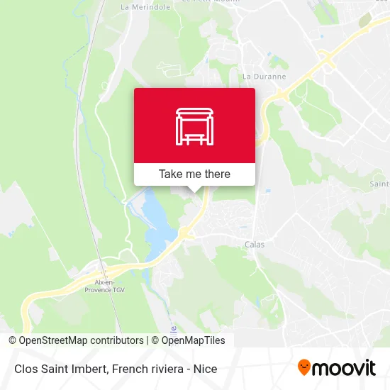 Clos Saint Imbert map