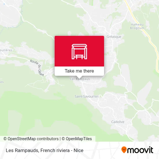 Les Rampauds map