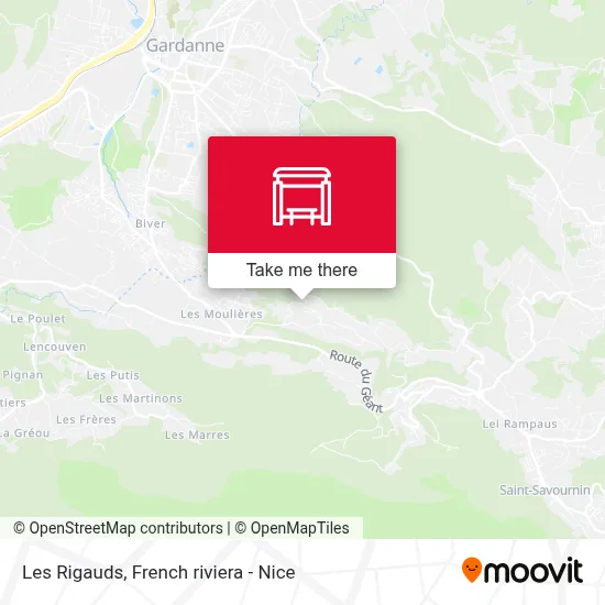 Les Rigauds map
