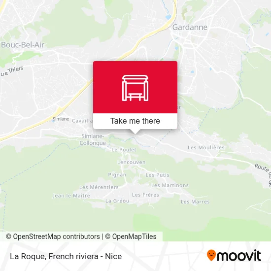 La Roque map