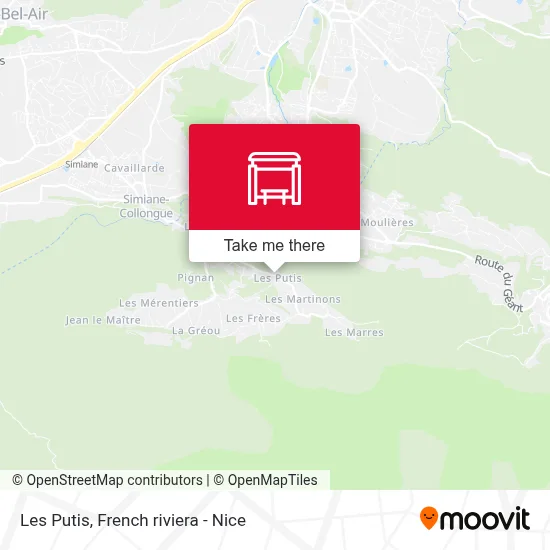 Les Putis map
