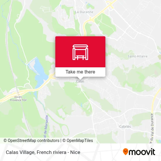 Calas Village map