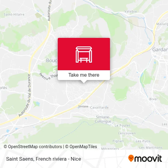 Saint Saens map