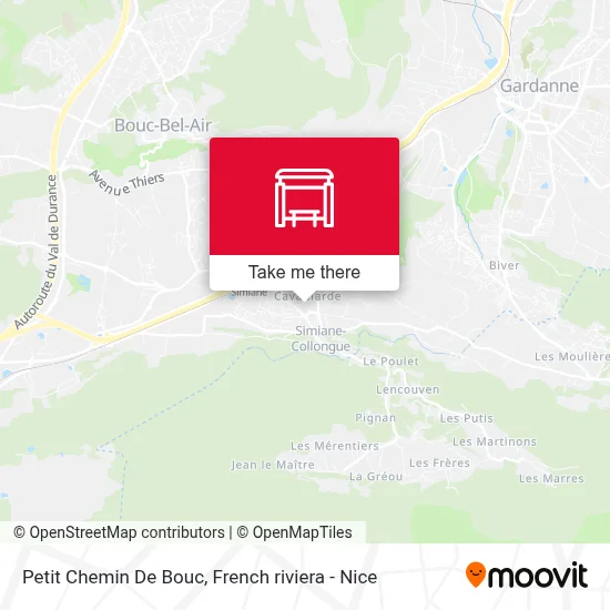Petit Chemin De Bouc map
