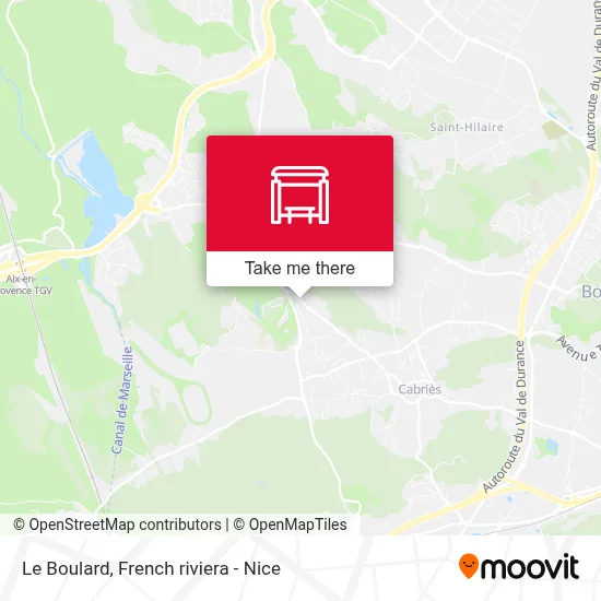 Le Boulard map