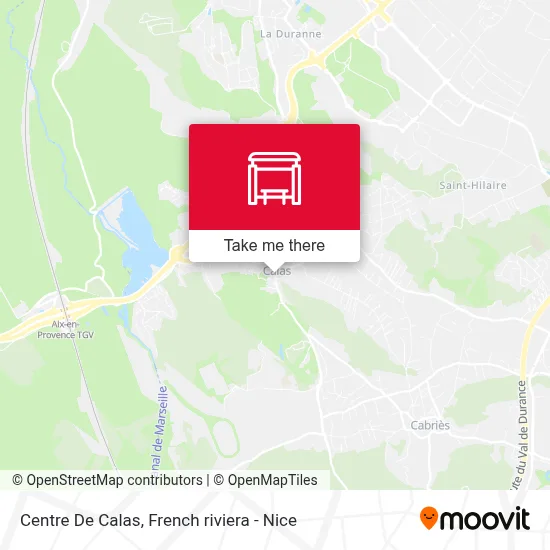 Centre De Calas map