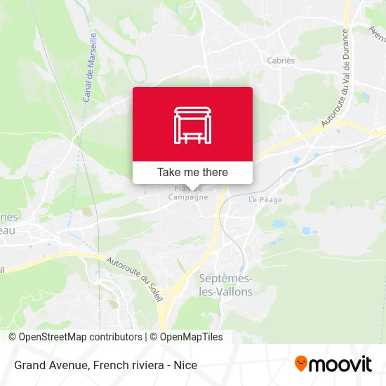 Grande Avenue map