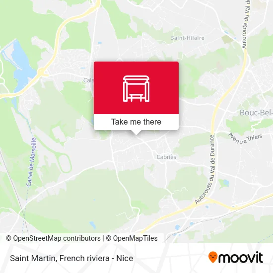 Saint Martin map