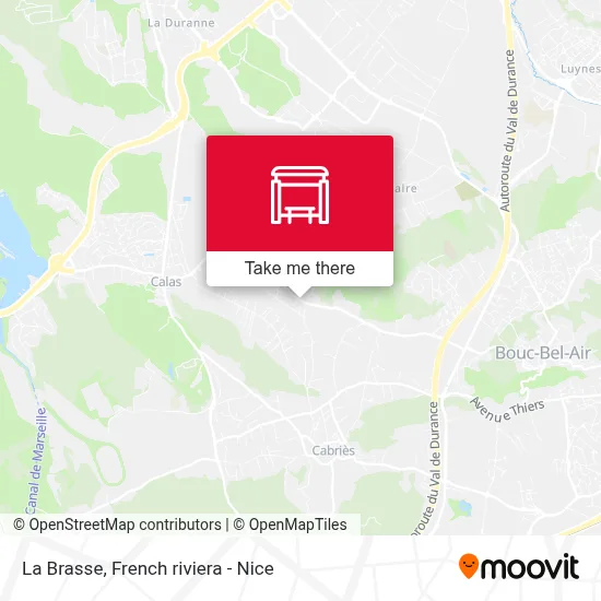 La Brasse map