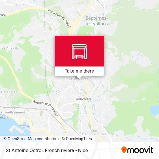 St Antoine Octroi map