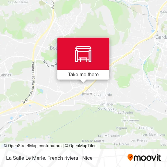 La Salle Le Merle map