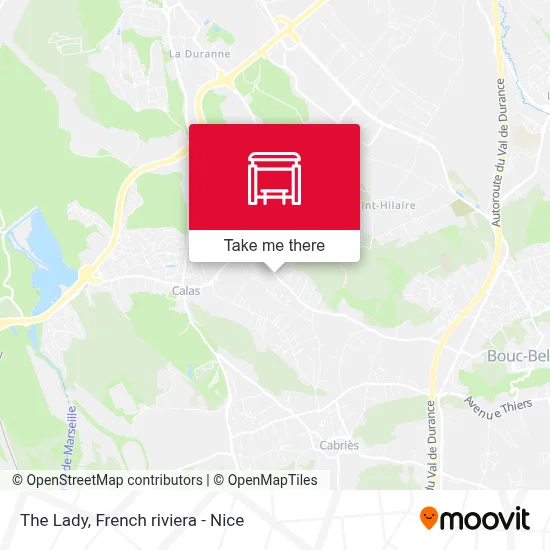 La Dame map