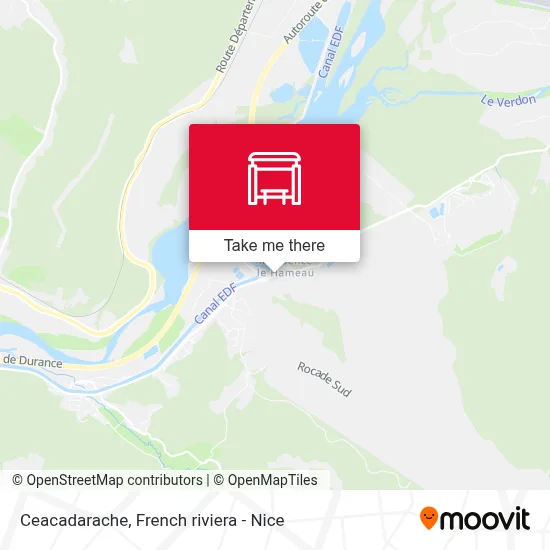 Ceacadarache map