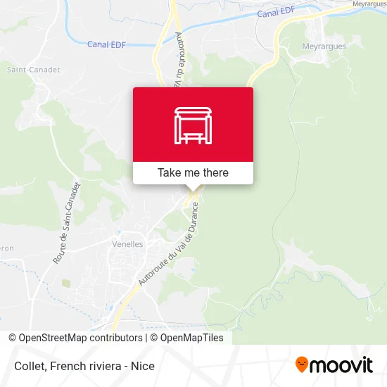 Mapa Collet