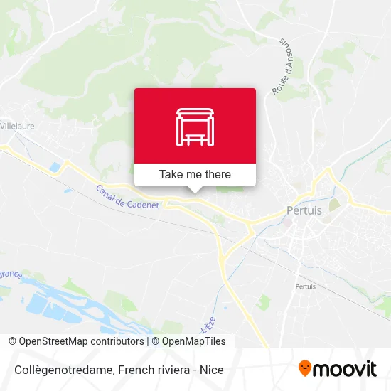 Collègenotredame map