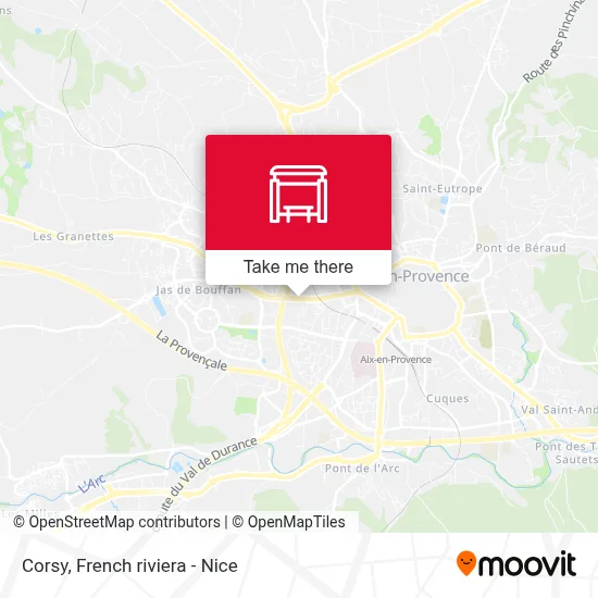 Corsy map