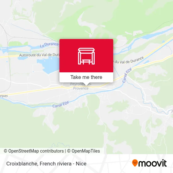 Croixblanche map